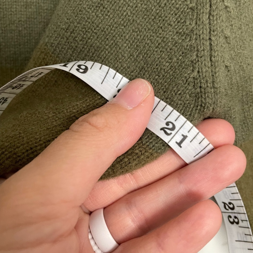 NWT Vintage Original Penguin 100% Lambswool Multi Green Striped Crewneck Sweater - Picture 7 of 8